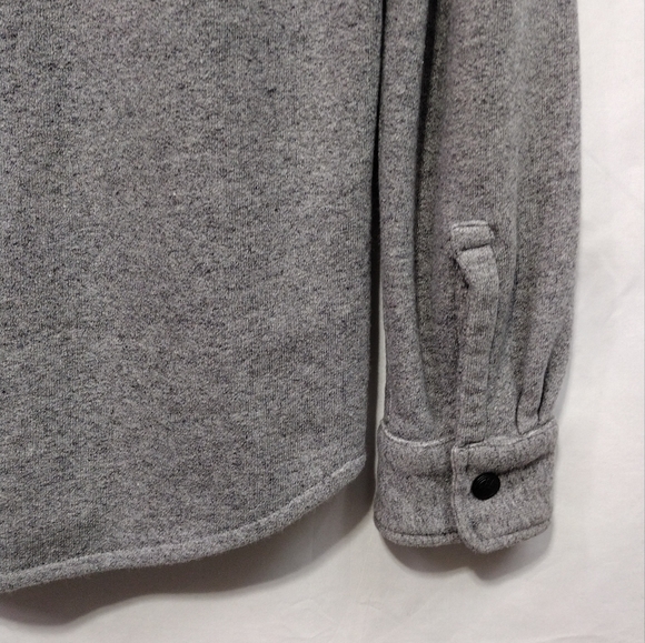 Levi's Knit Shacket Mens S Gray Casual Comfy Retro 90s Y2K - Picture 6 of 10